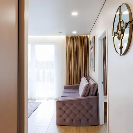 アパート Modernus Apartamentai Prie Ezero *